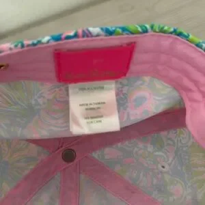 Lilly Pulitzer Ocean Reef Club exclusive print baseball hat Lilly Pulitzer | Accessories | Lilly Pulitzer Ocean Reef  main image 3